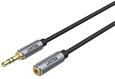 UNITEK Y-C932ABK Unitek Cable mini lizdas 3,5 mm (M) - 3,5 mm (F) Y-C932ABK
