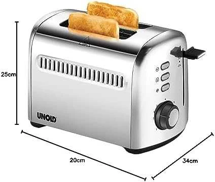 Skrudintuvas Unold 38326 Dual Toaster 2 Slots Retro
