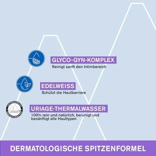 "Uriage Gyn-Phy" intymios higienos gaivinamasis gelis 200ml