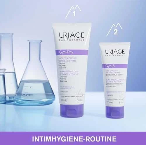 "Uriage Gyn-Phy" intymios higienos gaivinamasis gelis 200ml