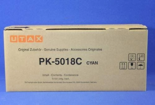 Utax toner PK-5018C (1T02TWCUT0) Lazerinė kasetė, Žydra