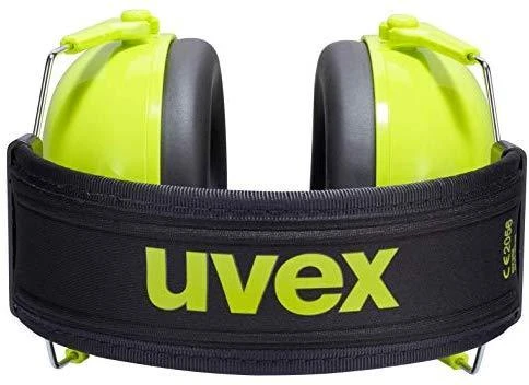 Apsauginės ausinės Uvex K4. SNR: 35dB, Geltonos Hi-Viz