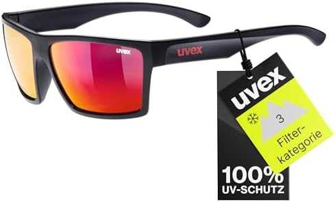 Akiniai Uvex lgl 29 juodas mat raudonas