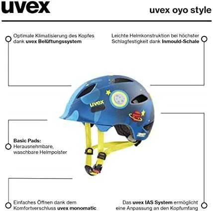 Šalmas Uvex oyo stiliaus gilus erdvė matinis-50-54CM