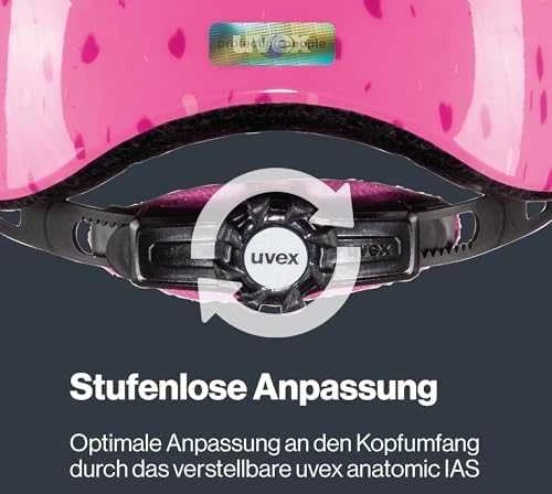 Šalmas Uvex kid 2 pink confetti-46-52CM
