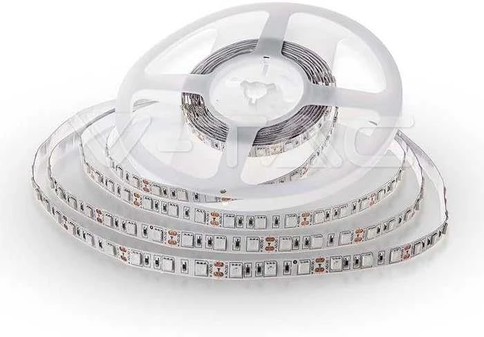 V-tac 8W/m LED juosta, 4000K, 126 LED/m, 24V, 5 metrų ritė