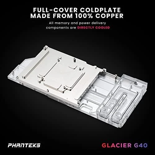 Phanteks PHANTEKS Glacier G40 RTX 4090 Waterblock su galine plokšte Gigabyte, D-RGB - chromas