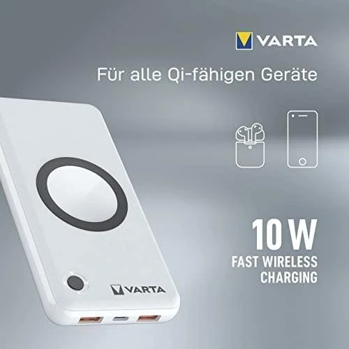 Varta Wireless Power bank-charger Energy 15000mAh 57908 išorinė baterija (powerbank)-pakrovėjas