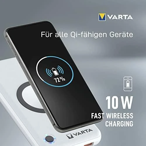 Varta Wireless Power bank-charger Energy 15000mAh 57908 išorinė baterija (powerbank)-pakrovėjas