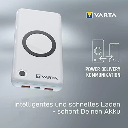 Varta Wireless Power bank-charger Energy 15000mAh 57908 išorinė baterija (powerbank)-pakrovėjas