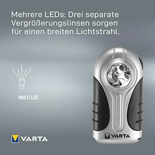 Varta LED Sidabrinis Light 3AAA Universalus žibintuvėlis