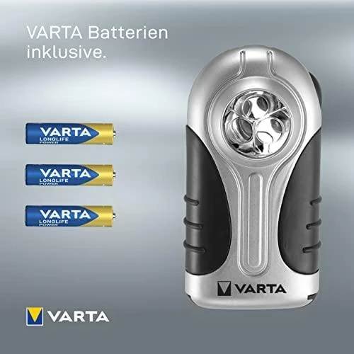 Varta LED Sidabrinis Light 3AAA Universalus žibintuvėlis