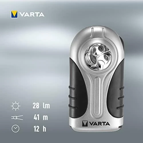 Varta LED Sidabrinis Light 3AAA Universalus žibintuvėlis