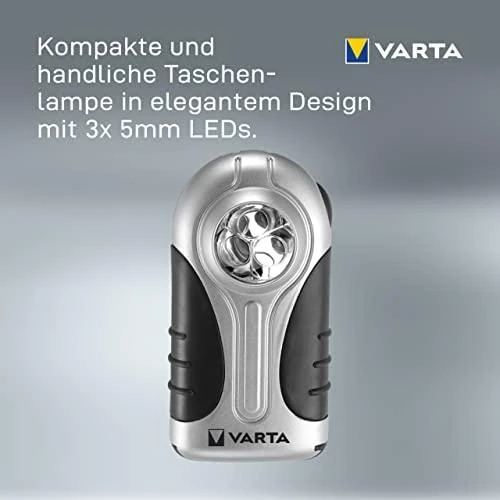 Varta LED Sidabrinis Light 3AAA Universalus žibintuvėlis