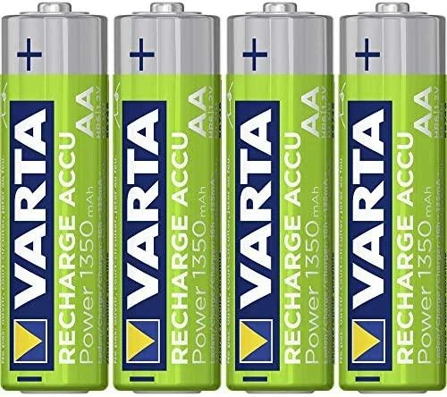 Varta AA įkraunami elementai, 4 vienetai