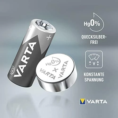 Varta 377 sidabrinis oxide button cell batteries