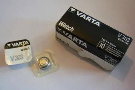 VARTA V303 SR44 baterija su dėžute