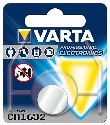 Varta Electronics CR1632 3V 137mAh elementas 6632, 1 vnt.