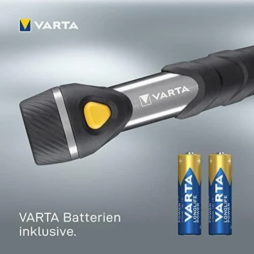 Varta Day Light Multi LED F20 Rankinis žibintuvėlis Juoda, Sidabras, Geltona
