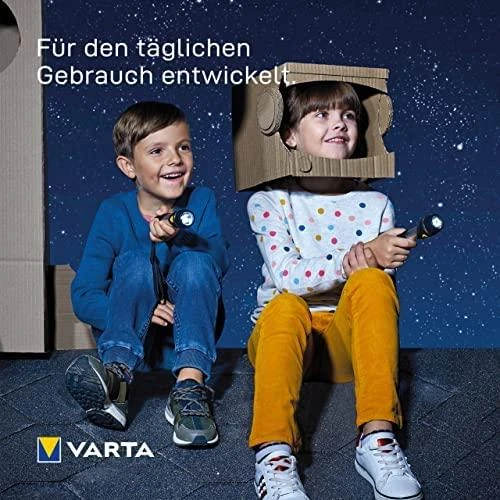 Varta Day Light Multi LED F20 Rankinis žibintuvėlis Juoda, Sidabras, Geltona