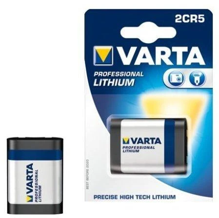 Varta Lithium 6V 2CR5 1400mAh baterija 6203, 1 vnt.