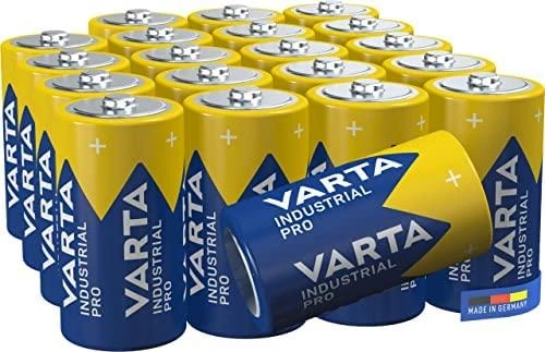 Varta Industrial Pro LR14 C 1,5V 7800mAh elementas 4014, 20 vnt.