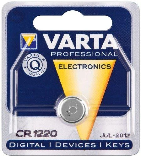 Varta Electronics CR1220 3V 35mAh elementas 6220, 1 vnt.