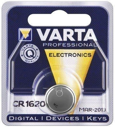 Varta Electronics CR1620 3V 70mAh elementas 6620, 1 vnt.