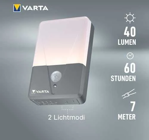 VARTA judesio jutiklis lauko šviestuvas 16634 2 vnt