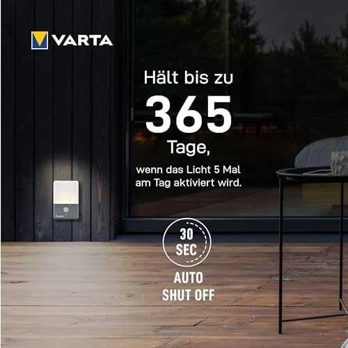 VARTA judesio jutiklis lauko šviestuvas 16634 2 vnt