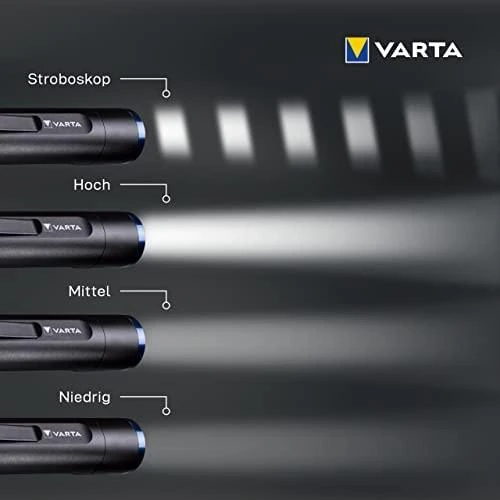 Varta Night Cutter F20R Rankinis žibintuvėlis Juoda LED