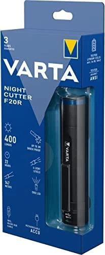 Varta Night Cutter F20R Rankinis žibintuvėlis Juoda LED