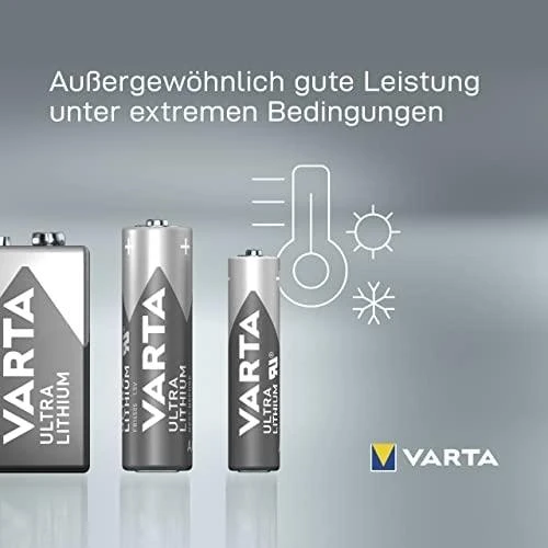 Varta ULTRA Lithium 9 V Vienkartinė baterija 9V Litis