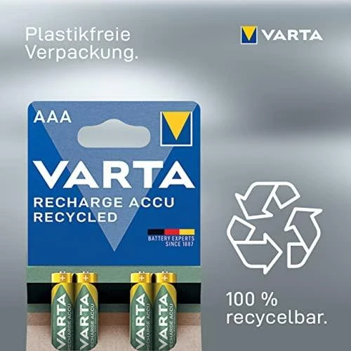 Varta Akku RECHARGE AAA HR03 800mAh 2St.