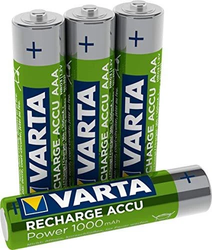 Įkraunami Elementai Varta AAA R03 1000 mAh 5703 4 vnt.