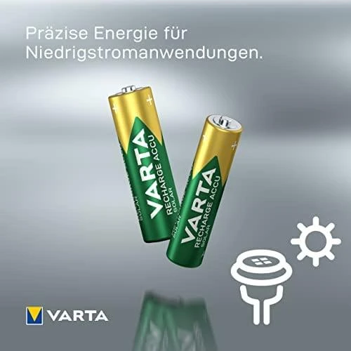 Varta AA HR6 Pakraunamos Baterijos Solar 800mAh 2vnt