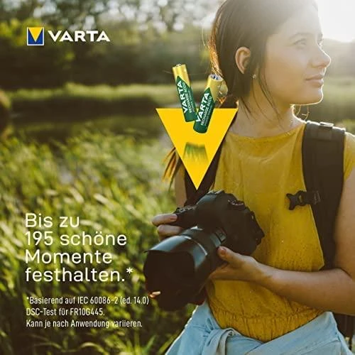 Įkraunami Elementai Varta AAA R03 1000 mAh 5703 4 vnt.