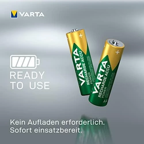 Įkraunami elementai Varta Accu AA Ready2Use NiMH 2100 mAh, 4 vnt.
