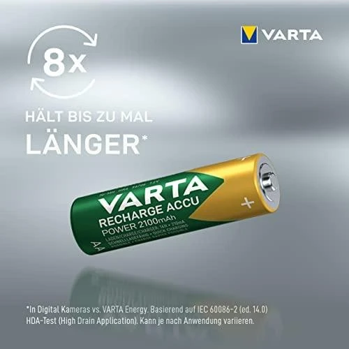 Įkraunami elementai Varta Accu AA Ready2Use NiMH 2100 mAh, 4 vnt.