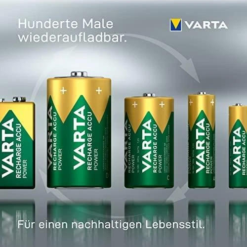 Įkraunami Elementai Varta AAA R03 1000 mAh 5703 4 vnt.
