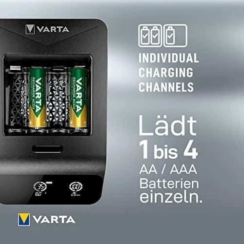 Varta LCD Smart + 4 x AA 2100 mAh 56706