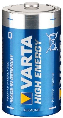 Varta Longlife Power LR20 D Alkaline Elementas. 2 Vnt. 