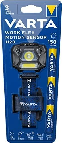 Varta OUTDOOR SPORTS ULTRALIGHT H30R Ant galvos tvirtinamas žibintuvėlis Gelsvai žalsva spalva LED