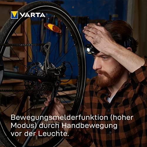 Varta OUTDOOR SPORTS ULTRALIGHT H30R Ant galvos tvirtinamas žibintuvėlis Gelsvai žalsva spalva LED
