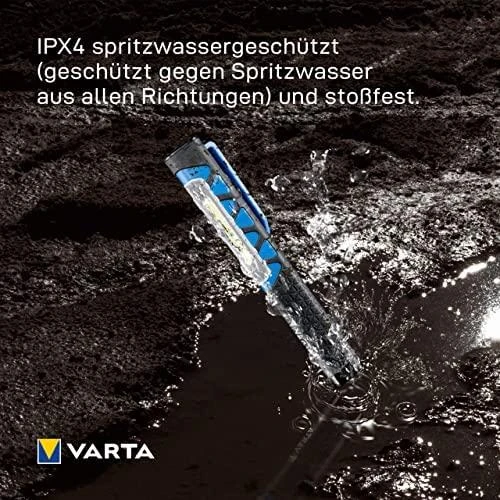 Varta 85131000 Rankinis žibintuvėlis Juoda COB LED