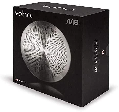 Nešiojama garso kolonėlė Veho M8 | elementas veikia iki 15 valandų | 2x10W garsiakalbiai | Metalizuota | Bluetooth | Line-IN
