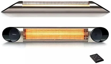 Infraraudonųjų spindulių šildytuvas Veito Blade S 2,5 kW, sidabrinis