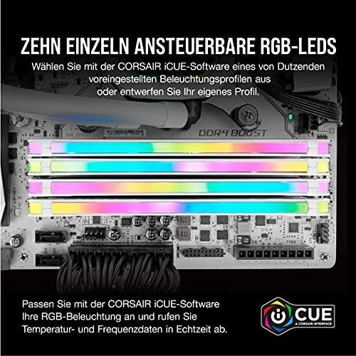 Corsair Vengeance RGB atmintis su šviečiančiais modulių efektais