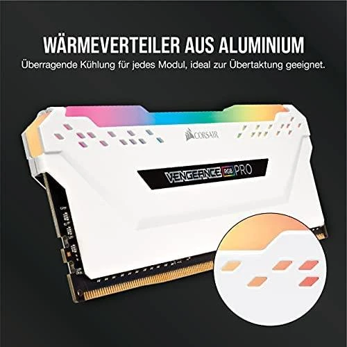 Corsair Vengeance RGB baltas operatyviosios atminties modulis