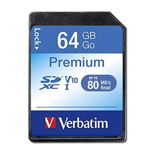 Atminties kortelė Verbatim kortelė Premium U1 SDXC 64GB V10 juodos spalvos 44024